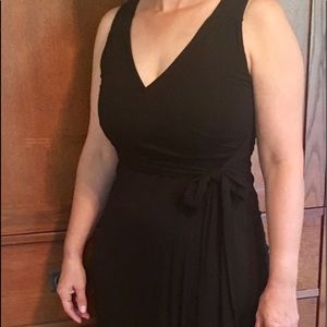 Black Dakini stretchy cotton dress size med 10/12